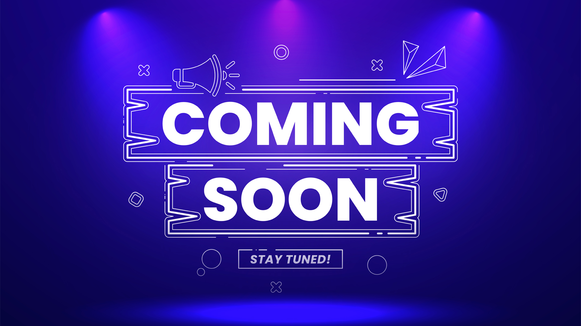 Coming soon illustration